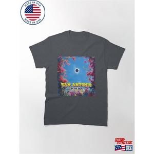 Eclipse Over San Antonio Texas Classic T-Shirt Unisex